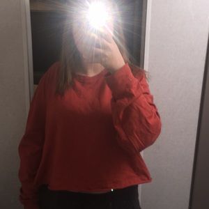 Fall colored crop-top